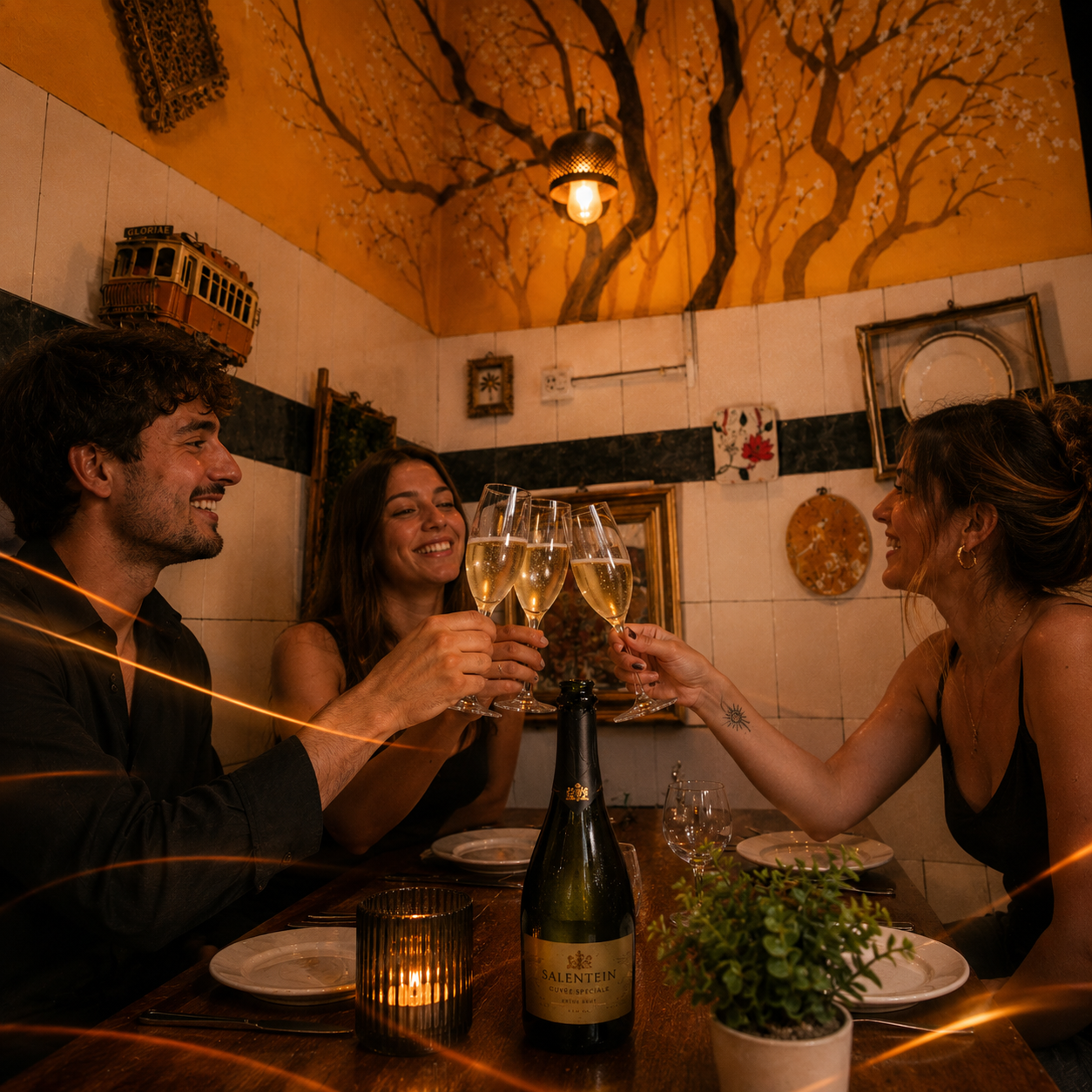 Brindis en Blondie